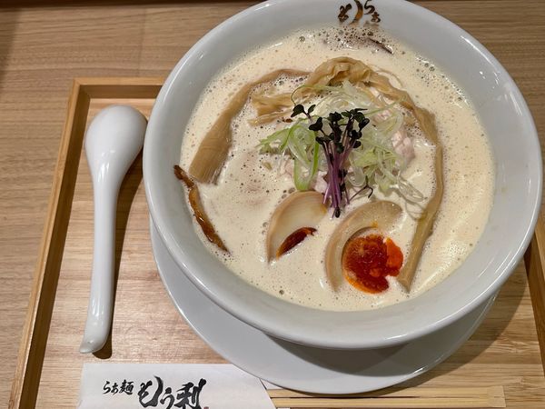 「特製鶏白湯」@らぁ麺 もう利 南森町店の写真
