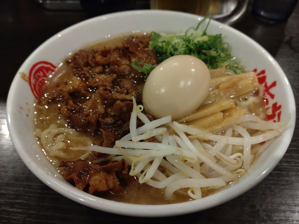 「肉玉そば」@徳島中華そば 徳福 神田店の写真