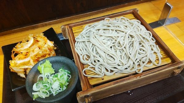 「天もりそば」@蕎麦冷麦  嵯峨谷 渋谷店の写真
