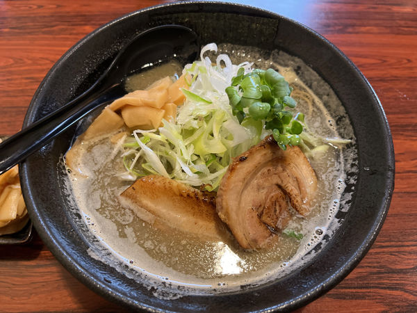 「メンマメガ煮干しラーメン　麺硬め」@麺屋 ひな多の写真
