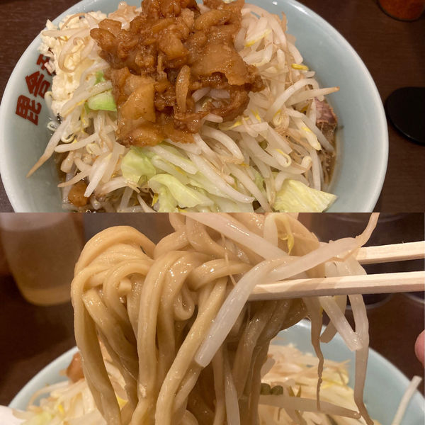 「小ラーメン(豚1枚)¥850 麺少なめ 全チョイマシ」@自家製麺 毘舎利の写真