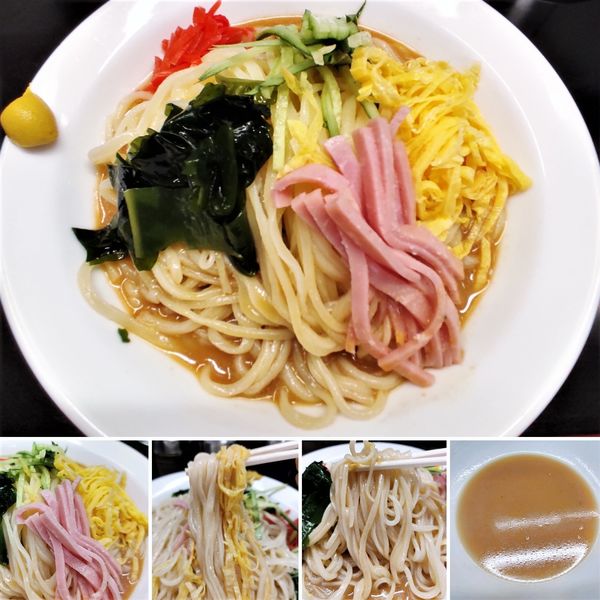 「冷やし中華(大盛)　1000円」@中国手打拉麺 馬賊 浅草本店の写真