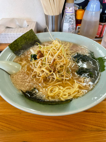 「ネギラーメン中盛」@ラーメンショップ 深谷川本店の写真