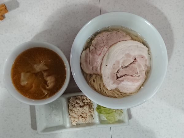 「【限定】特製ぶどう山椒香る昆布水塩つけそば」@ラーメン星印の写真