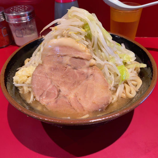 「小ラーメン(ニンニク少し、豚1枚)」@ラーメン二郎 荻窪店の写真