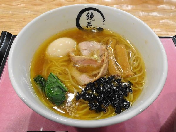 「今昔鶏想麺（1,500円）＋味玉（150円）」@らーめん愉悦処 鏡花 八王子想庵の写真