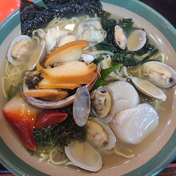「貝づくしらぁめん1850円」@じゃんまりんの写真
