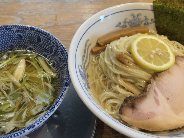 「昆布水つけ麺塩」@中華そば 一楽の写真