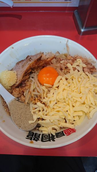 「まぜそば+チーズ×2+煮干粉」@麺屋 桐龍 久喜店の写真