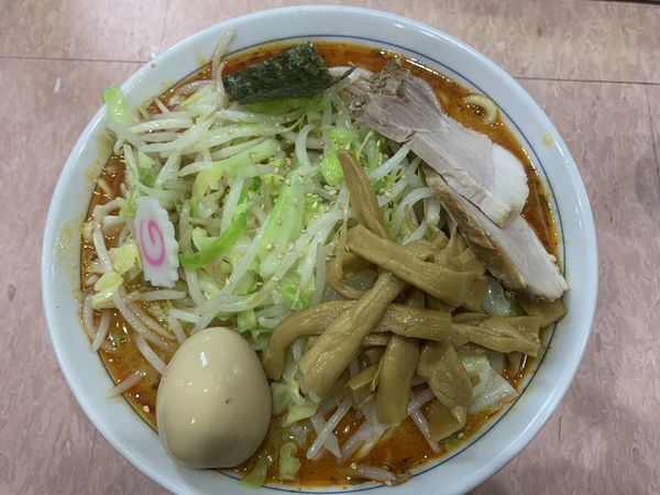 「中華そば（並）坦々&やさい」@所沢大勝軒の写真