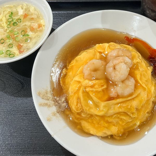 「エビ玉チャーハン649円」@王記厨房 千葉ニュータウン店の写真