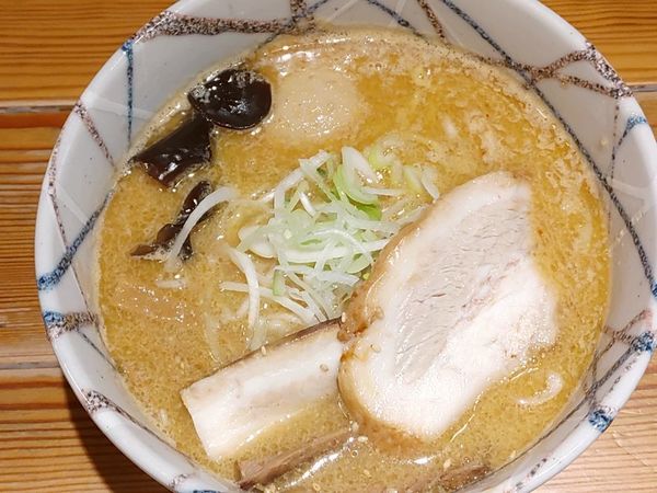 「味付玉子みそらーめん」@らーめん風来居 神田秋葉原店の写真