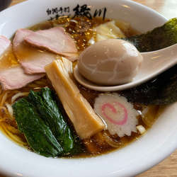 ワンタン麺　煮卵