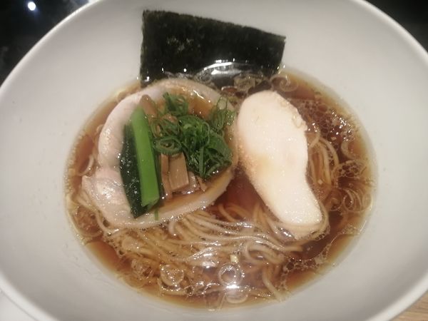 「（裏Q限定）煮干し塩らぁ麺¥1200」@Japanese Ramen Noodle Lab Qの写真