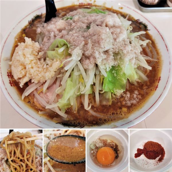 「スープカレーそば＋激辛玉＋つけたま＝1120円」@麺家ぶんすけの写真