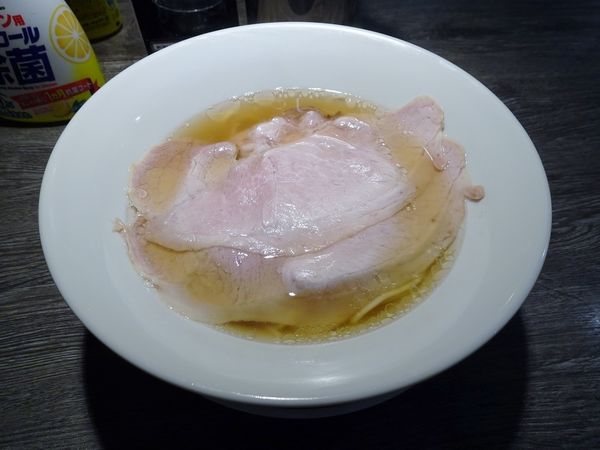 「肉入り淡口醤油そば」@中華そば 鍾馗 長野店の写真