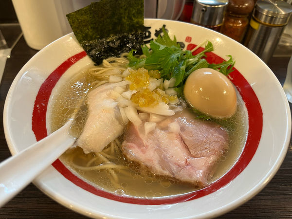 「れもん香る淡麗あさりそば」@麺や でこの写真