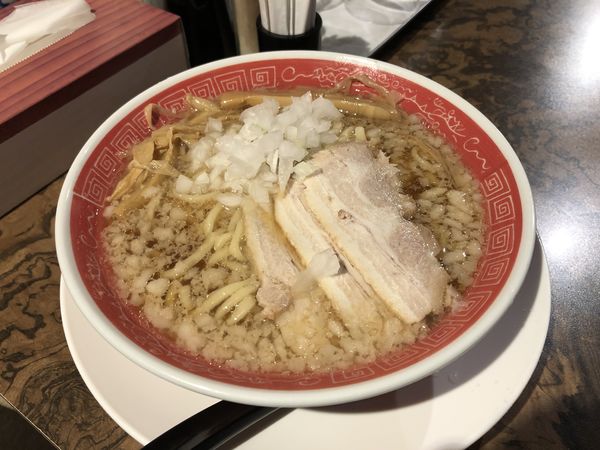 「背脂中華そば 750円」@新潟発祥 なおじ 有楽町店の写真