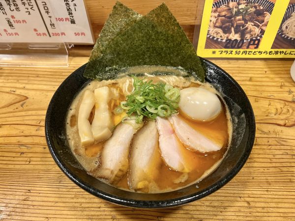 「特製海老そば ＋ 冷やし味付和え玉」@中華そば 一陽来復の写真