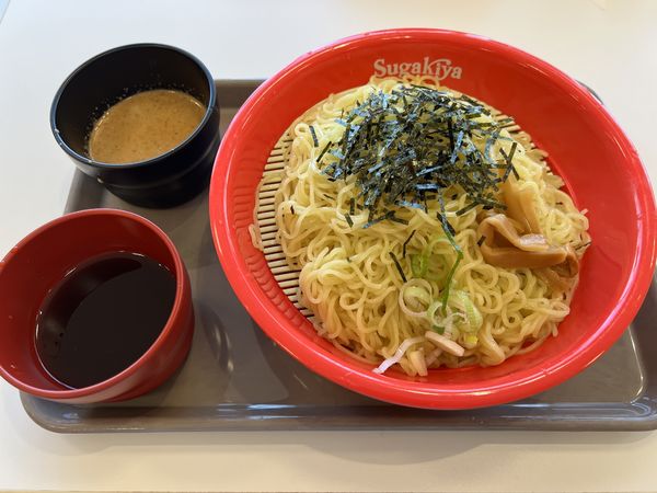 「ざるラーメン大盛り510円」@スガキヤ イオンタウン本巣店の写真