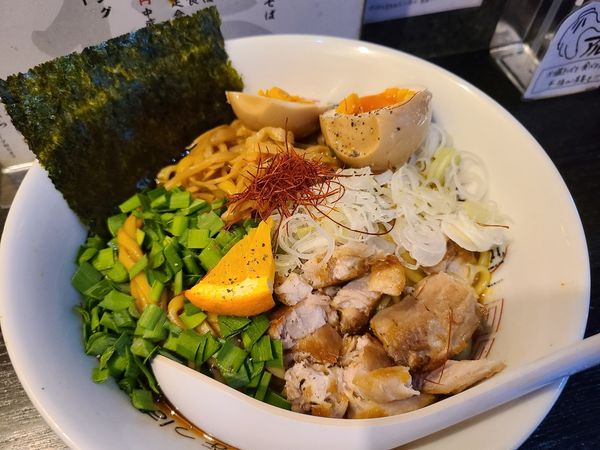 「大東京辛しまぜそば大阪風」@塩そば 桑ばらの写真