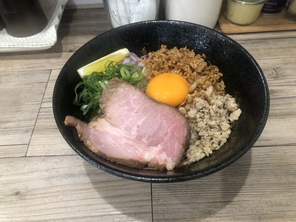 「エビまぜそば」@徳島NOODLE ぱどるの写真