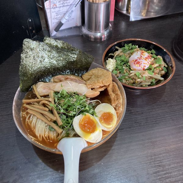 「【6月限定】冷蕎麦」@ラーメン屋 ばーばら 幸田店の写真