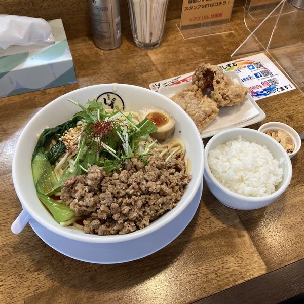 「冷やし豆乳担々麺【大盛】」@麺屋しずる 豊川店の写真