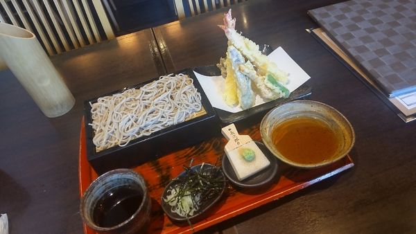 「海老天ざるそば」@九頭龍蕎麦の写真