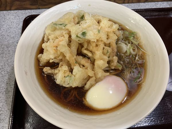 「天玉そば(470円)」@そば処 かめや 新橋店の写真