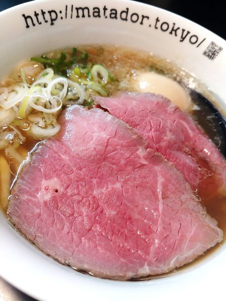 「贅沢焼牛らぁ麺」@牛骨らぁ麺 マタドール 本店の写真