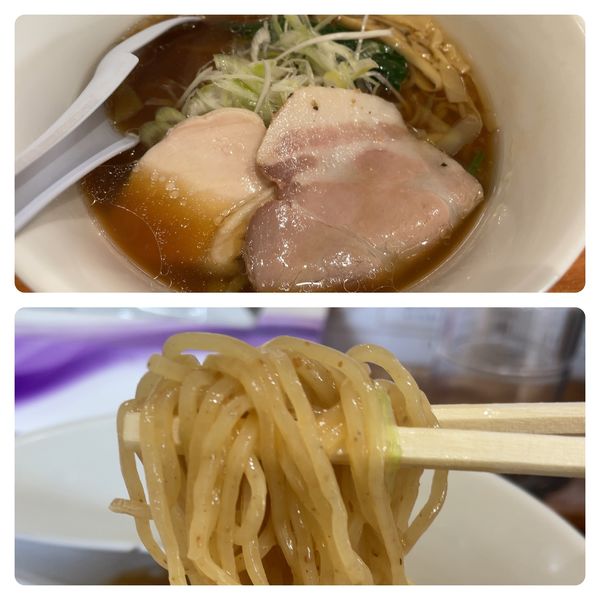 「貝出汁中華そば醤油」@中華そば 芳の写真