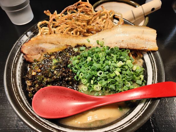 「揚げネギ焼麺」@焼麺 劔の写真