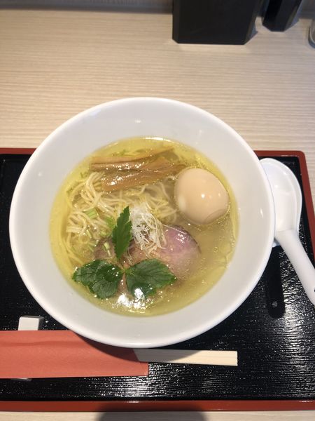 「味玉地鶏中華そば（塩）」@中華そば なかはらの写真