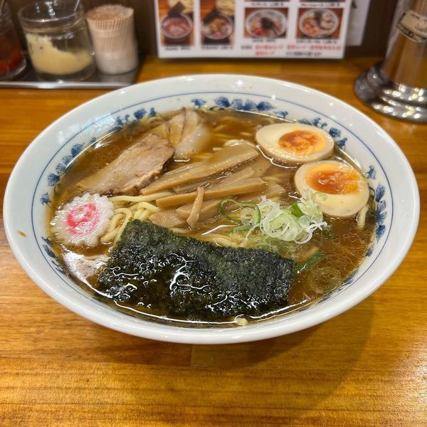 「味玉中華そば」@中華そば なりたやの写真