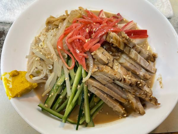 「冷やし中華胡麻」@とむちゃんラーメン 246深沢店の写真