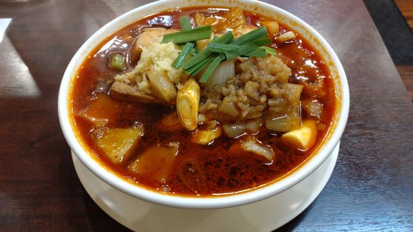 「ウマ辛スタミナ濃厚中華そば」@濃厚中華そば スタミナ軒の写真