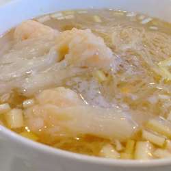 #香港エビワンタンメン #葱チャーハン #800円