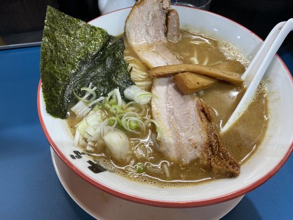「よし丸ラーメン800円+肉ごはん350円  6/8」@らーめん よし丸の写真