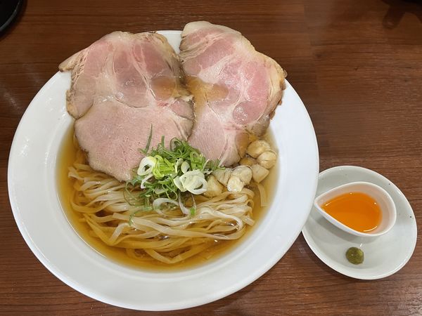 「冷やし昆布水しょうゆそば　￥９５０」@麺処うきとみの写真