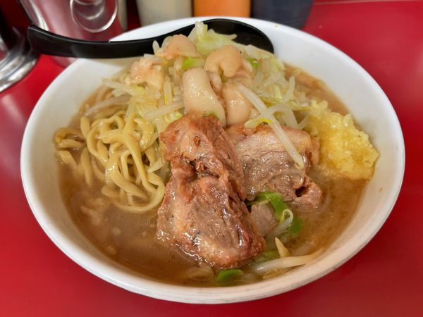 「少なめラーメン 少なめより少なめ　ニンニクアブラ」@ラーメン二郎 相模大野店の写真