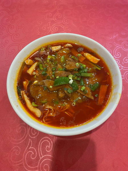 「豚レバー入り激辛タンメン(980円)」@湖南四川料理 湘厨の写真