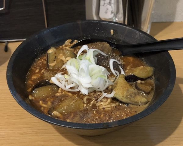「麻婆ナスの油そば」@ラーメン大地の写真