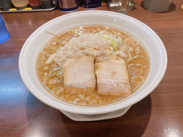「みちる麺(中)」@ガツ盛リラーメン みちる屋 松戸店の写真