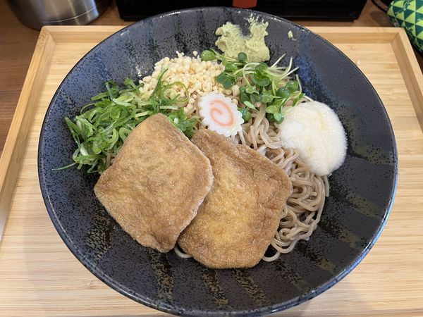 「金曜日限定・冷やしたぬき中華そばW 1100円」@らぁめん 麺彩家の写真