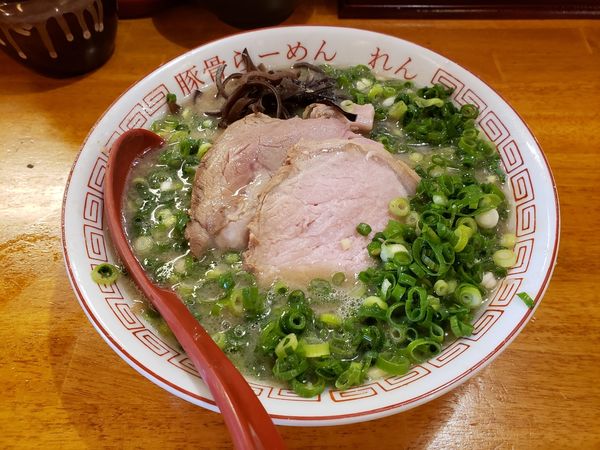 「博多ねぎラーメン」@豚骨らーめん れんの写真