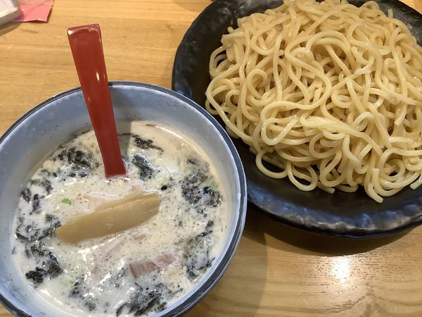 「塩つけ麺　中盛」@つけ麺 ががちゃい 中山店の写真