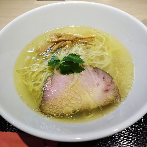 「地鶏中華そば（塩）（￥850）」@中華そば なかはらの写真