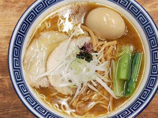 「味玉入り中華そば」@錦糸町中華そば さん式の写真