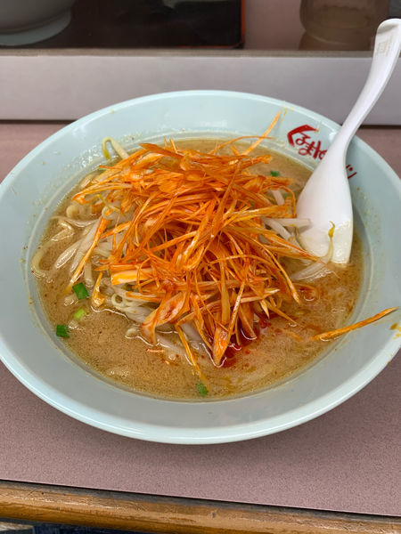 「味噌ねぎラーメン」@くるまやラーメン 熱海多賀店の写真